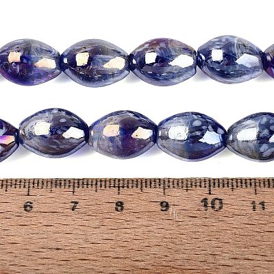 Handmade Lampwork Beads Strands LAMP-N037-04A-1