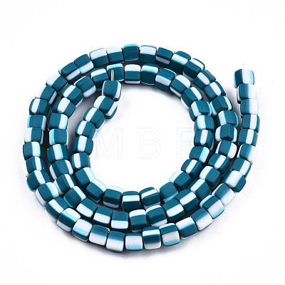 Handmade Polymer Clay Beads Strands CLAY-N010-074-1