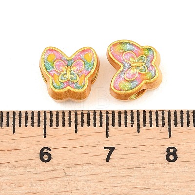 Alloy Enamel Beads ENAM-D318-01G-03-1