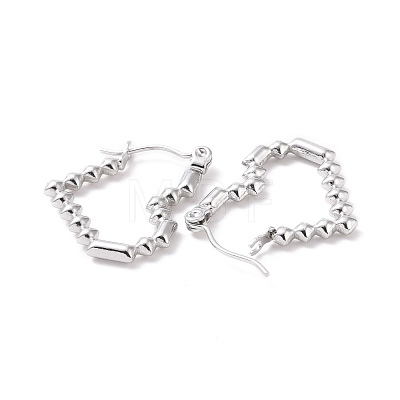 304 Stainless Steel Hoop Earrings for Women EJEW-F287-06P-1