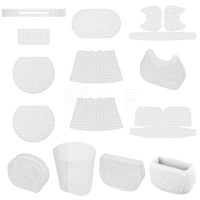 4styles Plastic Mesh Canvas Sheet DIY-TA0015-42-1