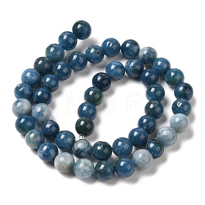 Natural Dyed White Jade Beads Strands G-M402-C03-1