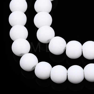 Opaque Glass Beads Strands GLAA-T032-P4mm-MD02-1