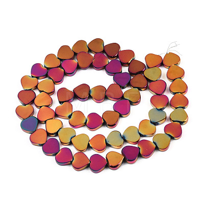 Electroplate Glass Beads Strands EGLA-N006-080-B03-1