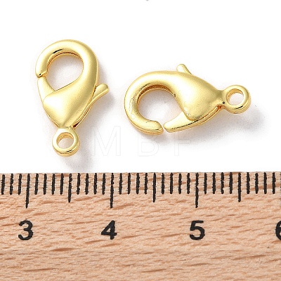 Rack Plating Brass Lobster Claw Clasps KK-F090-27G-03-1