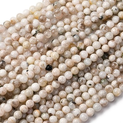Natural White Moonstone Beads Strands G-I388-01-10mm-1