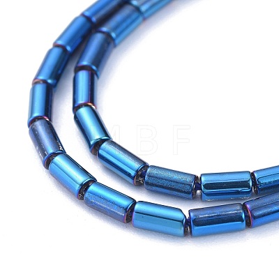 Electroplate Glass Beads Strands X-EGLA-K014-B-FP08-1