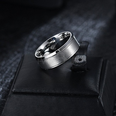 Titanium Steel Finger Rings for Men WG1765E-21-1