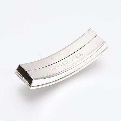201 Stainless Steel Slide Charms STAS-R092-37-1
