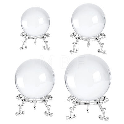 4Pcs Round Glass Crystal Ball AJEW-OC0015-70-1