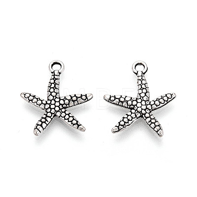 Tibetan Style Alloy Pendants TIBEP-T053-13AS-1