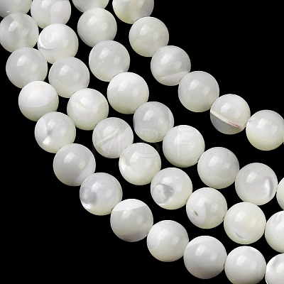 Natural Trochid Shell/Trochus Shell Beads Strands SH-CBA2978-16A-1