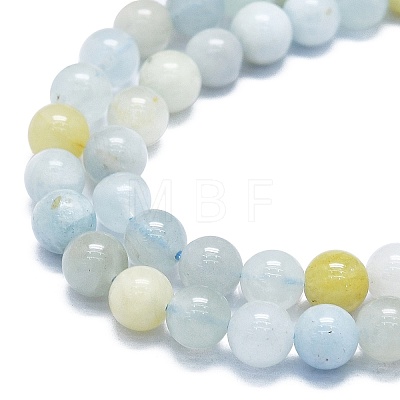 Natural Aquamarine Beads Strands G-K245-A15-02-1