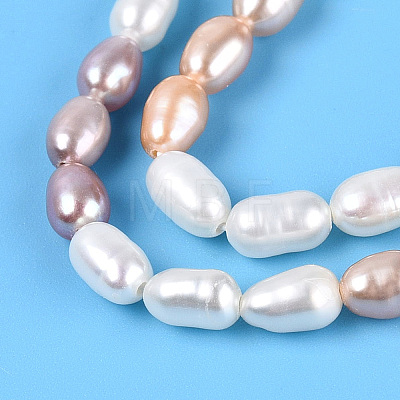 Three Color Natural Cultured Freshwater Pearl Beads Strands PEAR-N012-04D-01-1