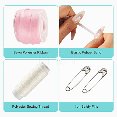 DIY Hair Tie Making Kits DIY-TA0015-81F-1