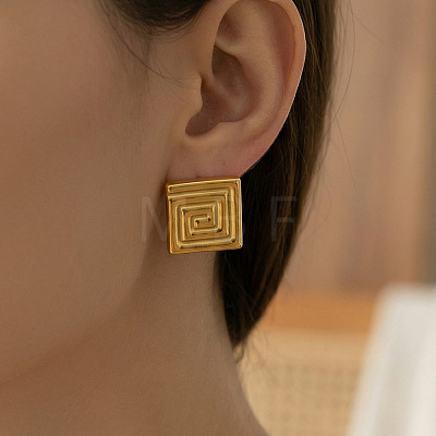 316L Surgical Stainless Steel Stud Earrings for Women WGB5938-01-1