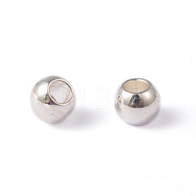 Round 202 Stainless Steel Beads STAS-O091-A-03S-1