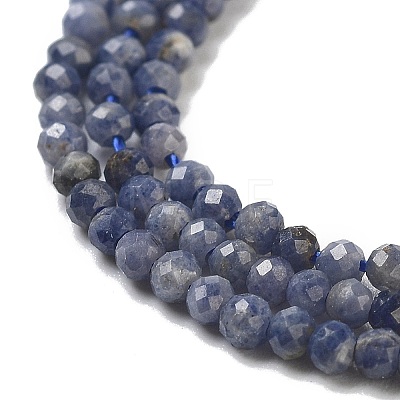 Natural Sapphire Beads Strands G-F509-18A-2mm-1