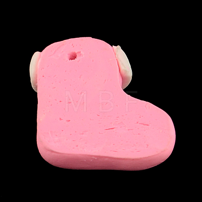 Handmade Polymer Clay Pendants FM165Y-5-1