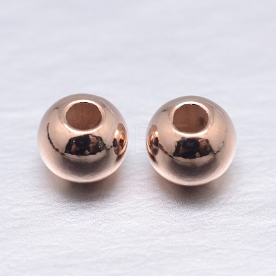 Round 925 Sterling Silver Spacer Beads X-STER-M103-04-2mm-RG-1