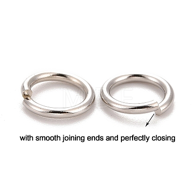 Brass Jump Rings KK-M165-7mm-01P-NR-1