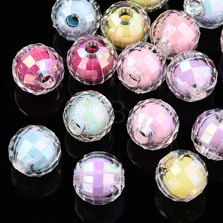 Transparent Acrylic Beads TACR-N011-006A-03-1
