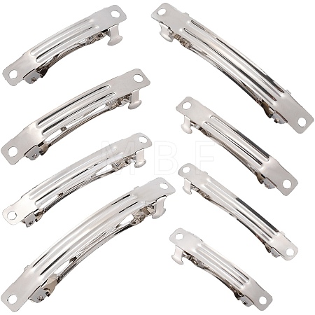 80Pcs 4 Styles Iron Hair Barrette Findings IFIN-SC0001-64-1