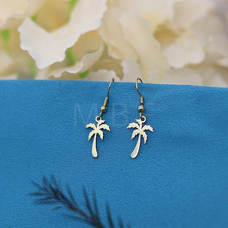 201 Stainless Steel Dangle Earrings FS-WG73688-01-1