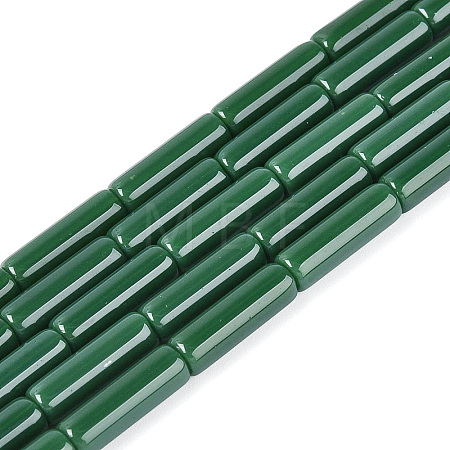 Opaque Solid Color Glass Beads Strands GLAA-N070-01A-C04-1