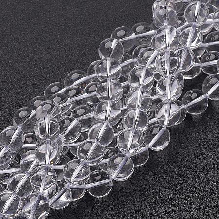Synthetic Quartz Crystal Beads Strands GSR10mmA039-1-1