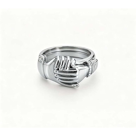 3Pcs Zinc Alloy Finger Rings FS-WG7A35B-09-1