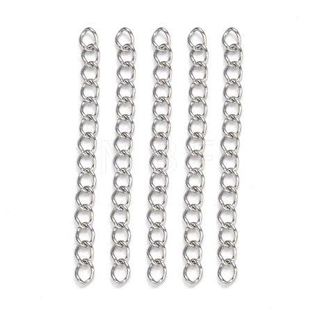 Tarnish Resistant 304 Stainless Steel Chain Extender X-CHS-R005-1