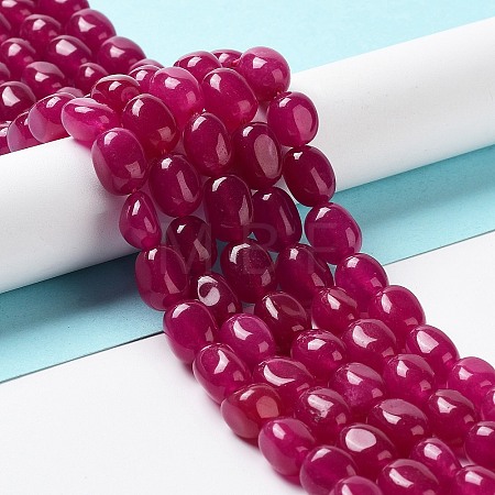 Natural White Jade Beads Strands G-E614-B01-04-1