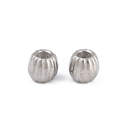 304 Stainless Steel Beads STAS-D394-02E-P-1