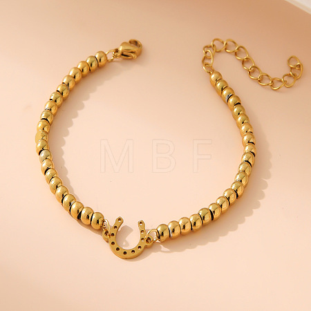 304 Stainless Steel Link Bracelets WG01C4C-08-1