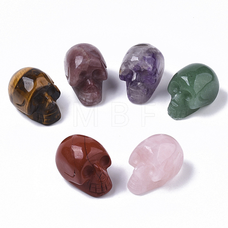 Halloween Natural Gemstone Beads G-R473-04-1
