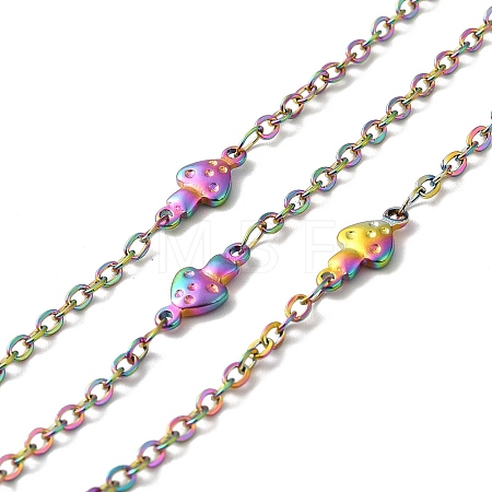 Ion Plating(IP) 304 Stainless Steel Mushroom Link Chains STAS-B041-11MC-1