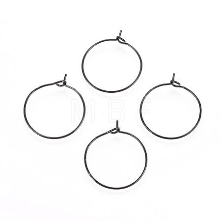 316L Surgical Stainless Steel Hoop Earring Findings X-STAS-D164-05B-1