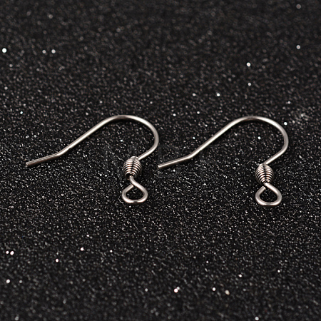 Tarnish Resistant 304 Stainless Steel Earring Hook Jewelry Findings STAS-G130-50P-1