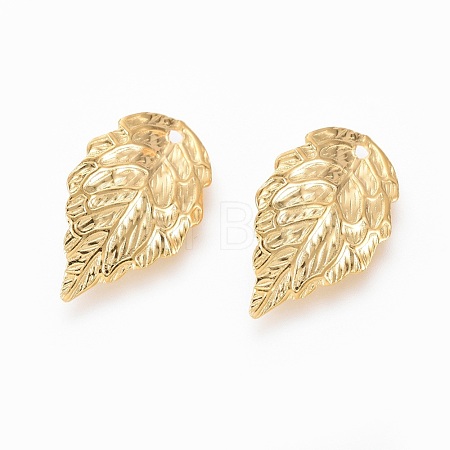 304 Stainless Steel Pendants STAS-F231-050G-1