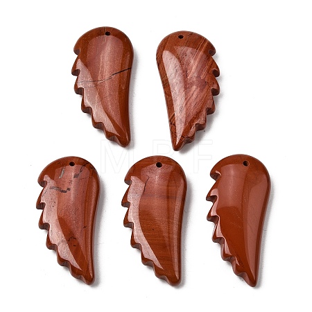Natural Red Jasper Pendants G-F820-01D-1