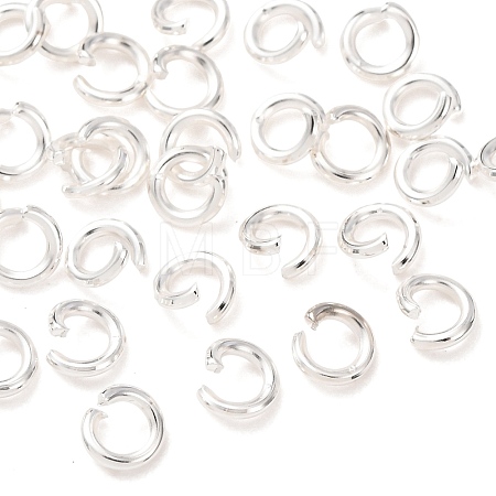Brass Open Jump Rings KK-G604-08S-20-1