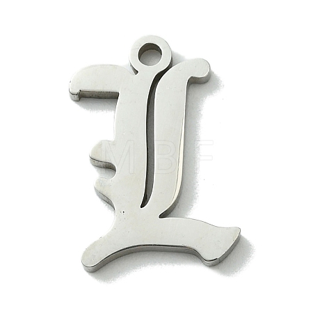 Non-Tarnish 201 Stainless Steel Pendants STAS-B055-01P-L-1