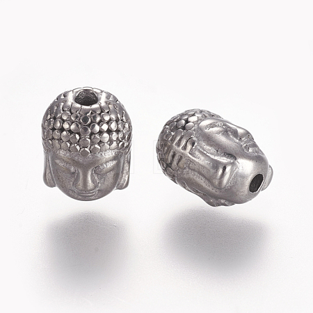 Tarnish Resistant Stainless Steel Beads STAS-P201-01P-1