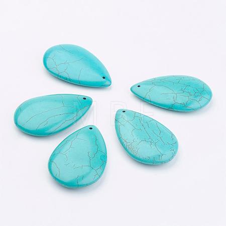 Natural Gemstone Big Pendants G-E020-11-1