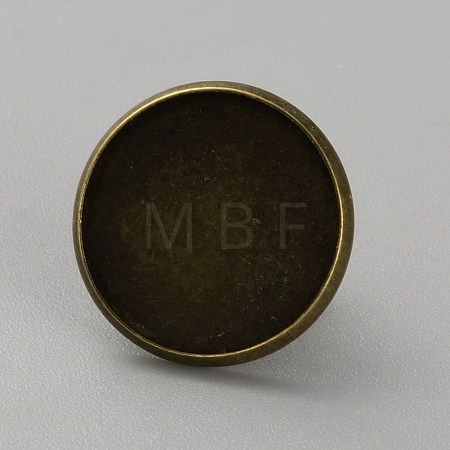 Iron Brooch Findings IFIN-WH0086-13A-1