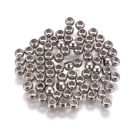 Tarnish Resistant 304 Stainless Steel Spacer Beads STAS-L222-42A-P-1