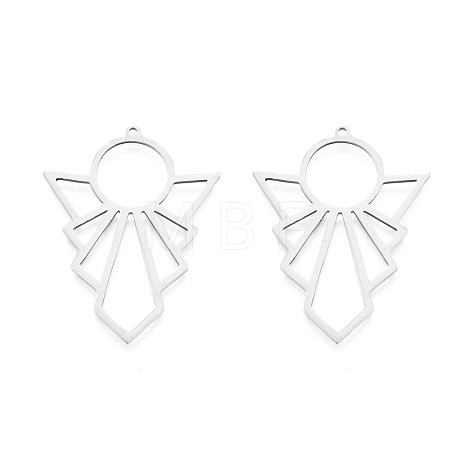 Non-Tarnish 201 Stainless Steel Pendants STAS-N090-LA965-1-1