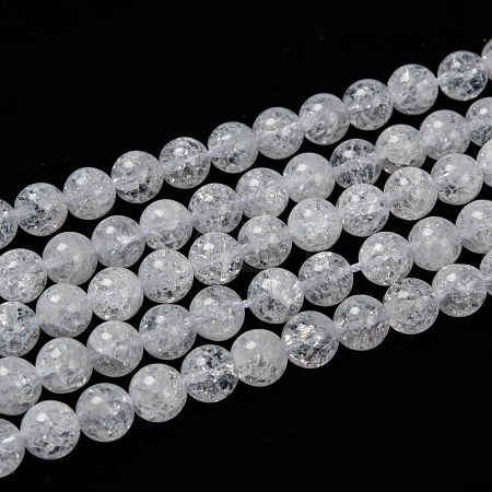 Natural Crackle Quartz Beads Strands G-D840-01-8mm-1