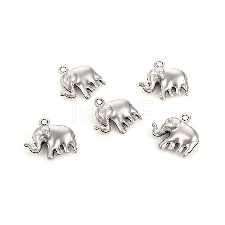 Non-Tarnish 304 Stainless Steel Charms STAS-L244-07P-1